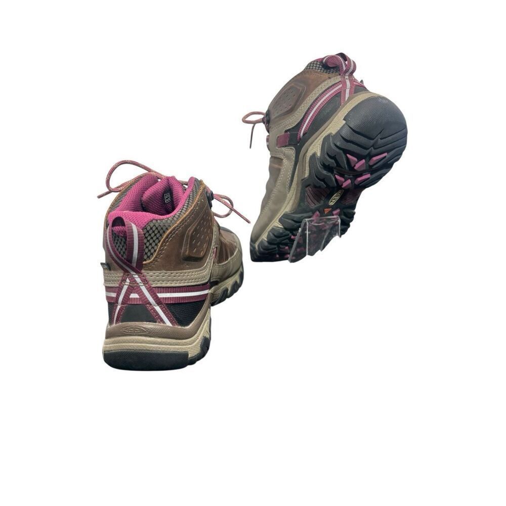 Keen Women’s Waterproof Hiking Boots Brown Pink – Size 9 - Picture 14 of 14
